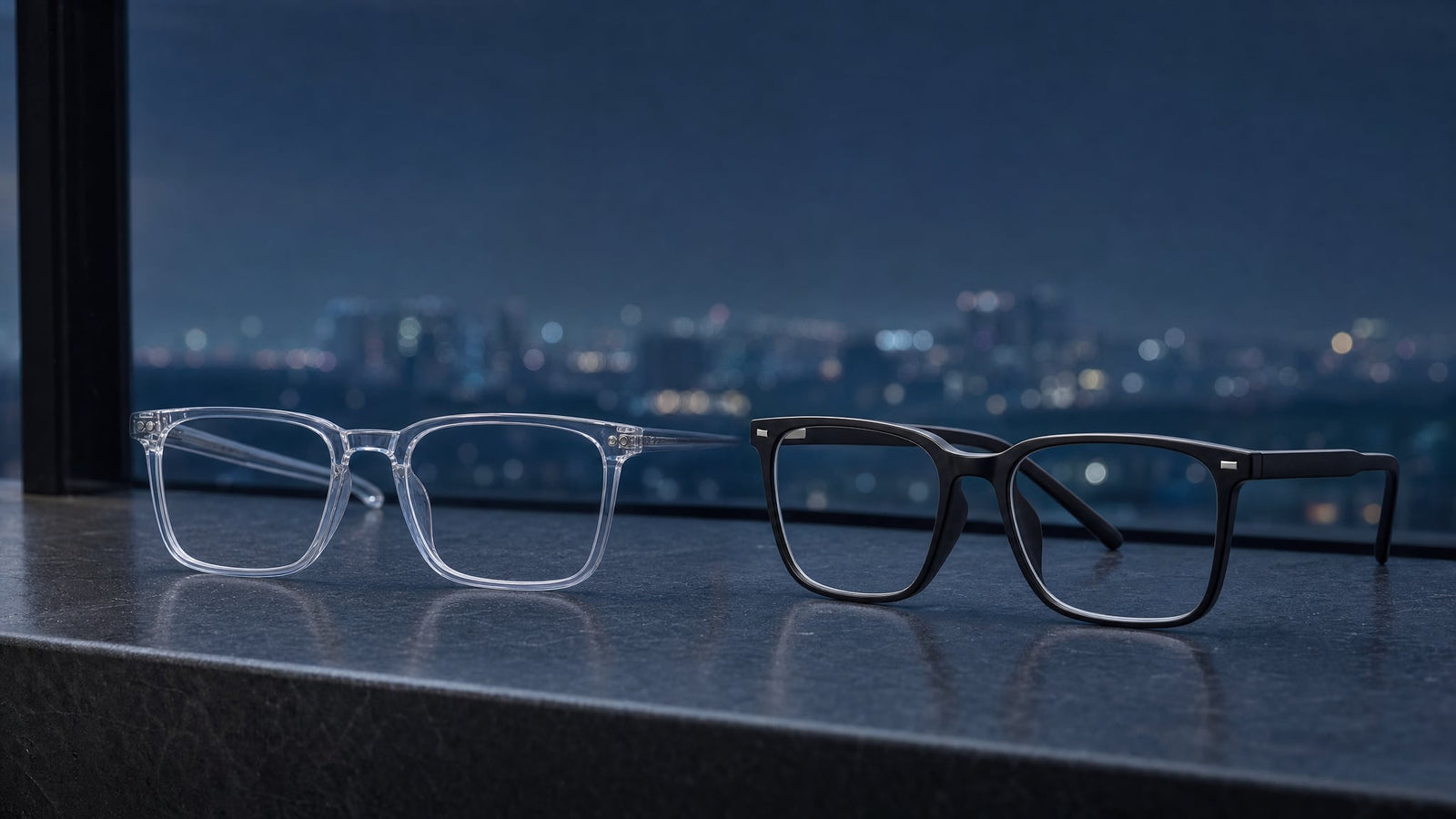 Gafas de luz azul LenBlu Transparente y Negro mate