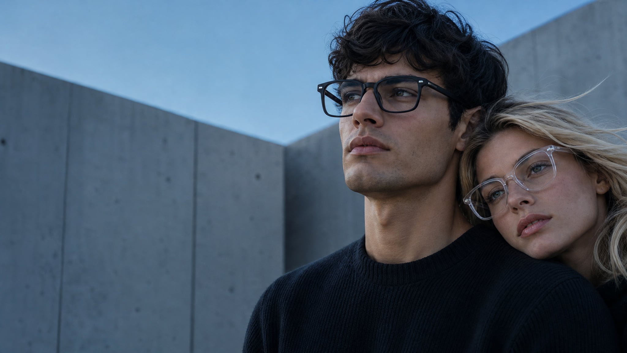 Pareja con gafas LenBlu